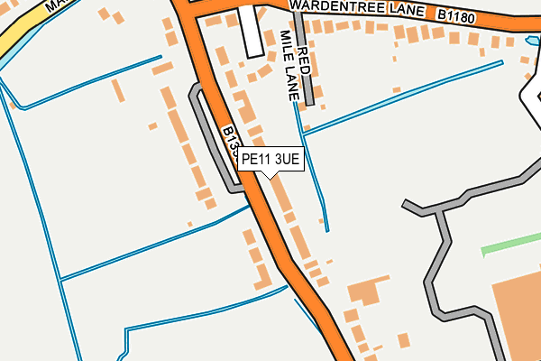 PE11 3UE map - OS OpenMap – Local (Ordnance Survey) PE11 3UE map - OS OpenMap – Local (Ordnance Survey)