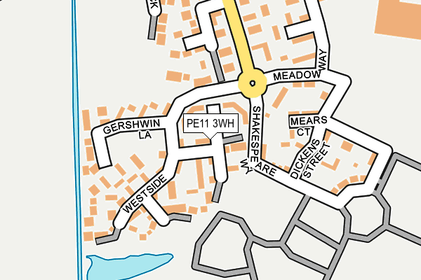 PE11 3WH map - OS OpenMap – Local (Ordnance Survey) PE11 3WH map - OS OpenMap – Local (Ordnance Survey)