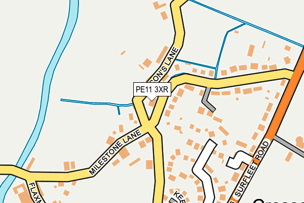 PE11 3XR map - OS OpenMap – Local (Ordnance Survey) PE11 3XR map - OS OpenMap – Local (Ordnance Survey)