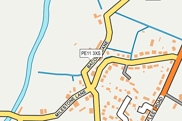 PE11 3XS map - OS OpenMap – Local (Ordnance Survey) PE11 3XS map - OS OpenMap – Local (Ordnance Survey)