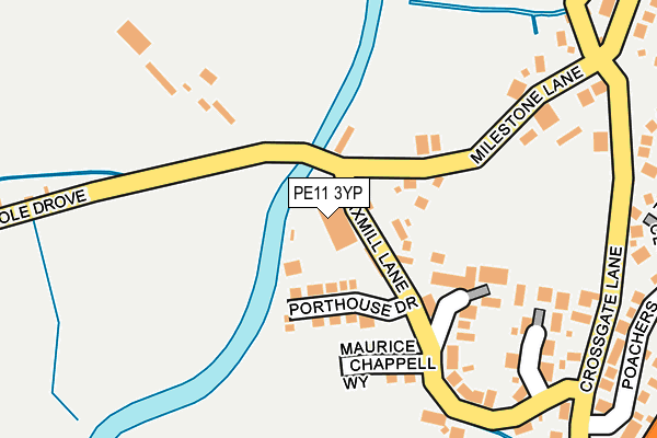 PE11 3YP map - OS OpenMap – Local (Ordnance Survey) PE11 3YP map - OS OpenMap – Local (Ordnance Survey)