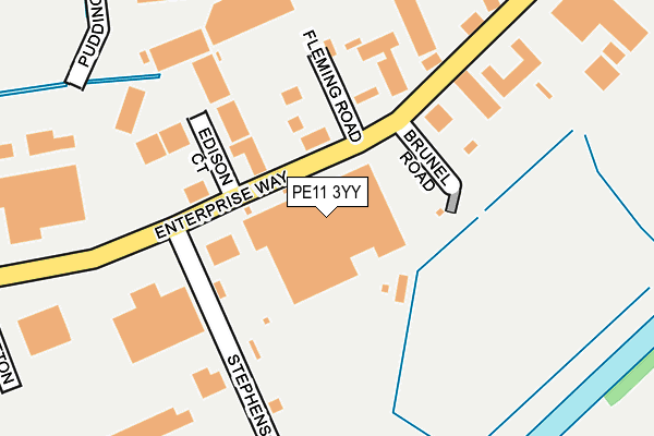 PE11 3YY map - OS OpenMap – Local (Ordnance Survey) PE11 3YY map - OS OpenMap – Local (Ordnance Survey)