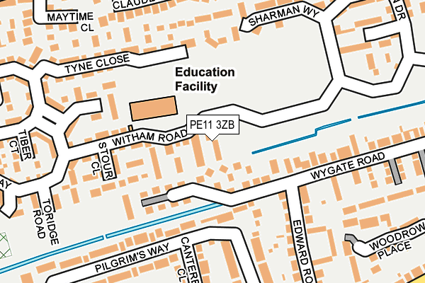 PE11 3ZB map - OS OpenMap – Local (Ordnance Survey) PE11 3ZB map - OS OpenMap – Local (Ordnance Survey)