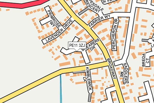 PE11 3ZJ map - OS OpenMap – Local (Ordnance Survey) PE11 3ZJ map - OS OpenMap – Local (Ordnance Survey)