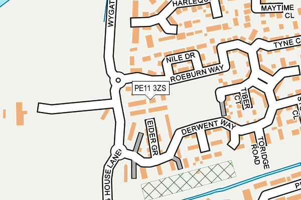 PE11 3ZS map - OS OpenMap – Local (Ordnance Survey) PE11 3ZS map - OS OpenMap – Local (Ordnance Survey)