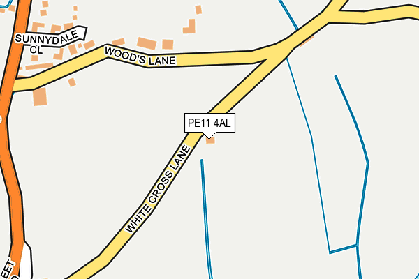 PE11 4AL map - OS OpenMap – Local (Ordnance Survey) PE11 4AL map - OS OpenMap – Local (Ordnance Survey)