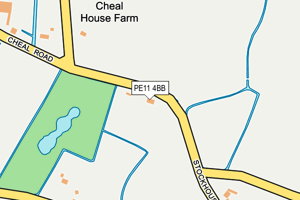 PE11 4BB map - OS OpenMap – Local (Ordnance Survey) PE11 4BB map - OS OpenMap – Local (Ordnance Survey)