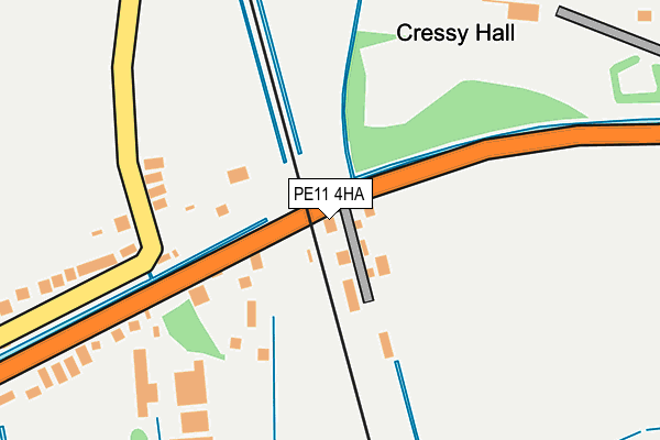 PE11 4HA map - OS OpenMap – Local (Ordnance Survey) PE11 4HA map - OS OpenMap – Local (Ordnance Survey)