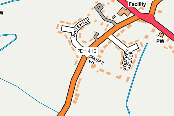 PE11 4HG map - OS OpenMap – Local (Ordnance Survey) PE11 4HG map - OS OpenMap – Local (Ordnance Survey)