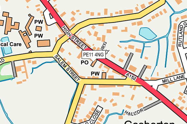 PE11 4NG map - OS OpenMap – Local (Ordnance Survey) PE11 4NG map - OS OpenMap – Local (Ordnance Survey)