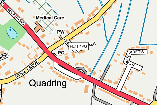 PE11 4PQ map - OS OpenMap – Local (Ordnance Survey) PE11 4PQ map - OS OpenMap – Local (Ordnance Survey)