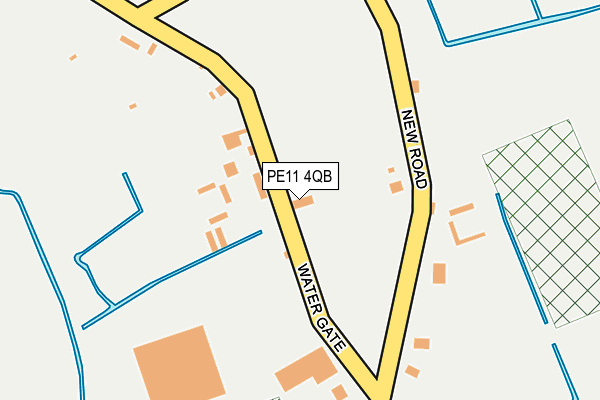 PE11 4QB map - OS OpenMap – Local (Ordnance Survey) PE11 4QB map - OS OpenMap – Local (Ordnance Survey)
