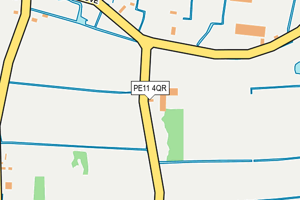 PE11 4QR map - OS OpenMap – Local (Ordnance Survey) PE11 4QR map - OS OpenMap – Local (Ordnance Survey)