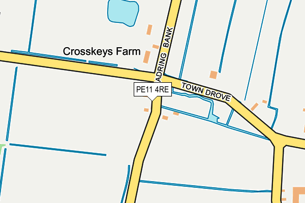 PE11 4RE map - OS OpenMap – Local (Ordnance Survey) PE11 4RE map - OS OpenMap – Local (Ordnance Survey)