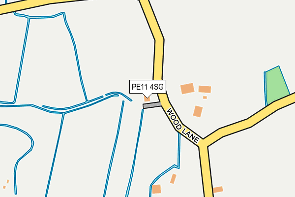 PE11 4SG map - OS OpenMap – Local (Ordnance Survey) PE11 4SG map - OS OpenMap – Local (Ordnance Survey)
