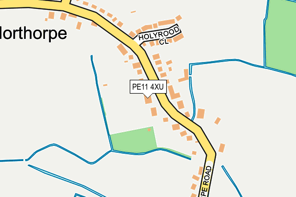 PE11 4XU map - OS OpenMap – Local (Ordnance Survey) PE11 4XU map - OS OpenMap – Local (Ordnance Survey)