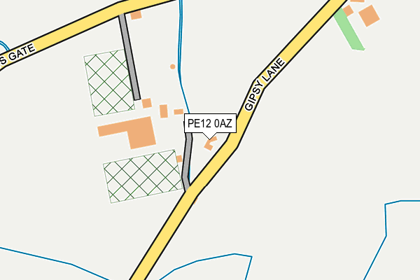 PE12 0AZ map - OS OpenMap – Local (Ordnance Survey) PE12 0AZ map - OS OpenMap – Local (Ordnance Survey)