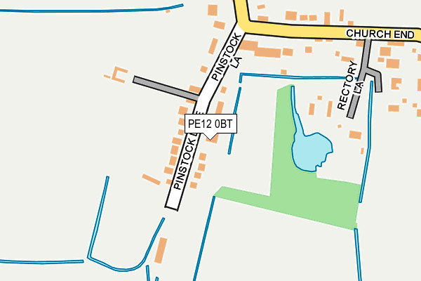 PE12 0BT map - OS OpenMap – Local (Ordnance Survey) PE12 0BT map - OS OpenMap – Local (Ordnance Survey)