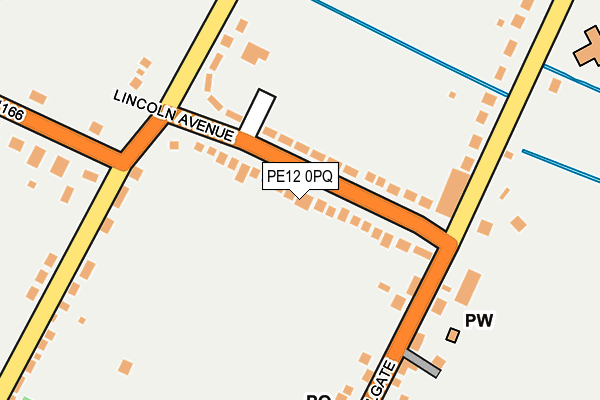 PE12 0PQ map - OS OpenMap – Local (Ordnance Survey) PE12 0PQ map - OS OpenMap – Local (Ordnance Survey)