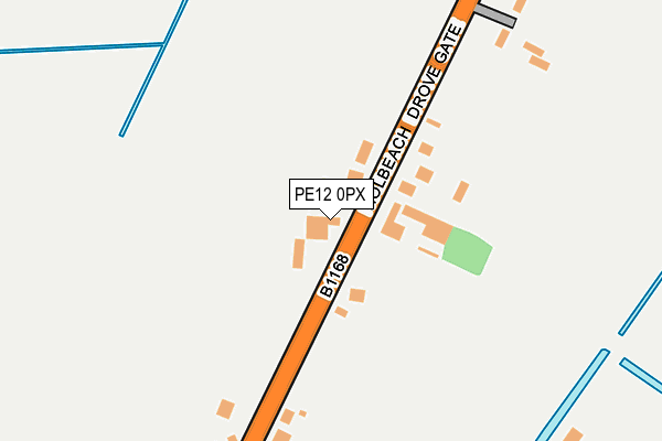 PE12 0PX map - OS OpenMap – Local (Ordnance Survey) PE12 0PX map - OS OpenMap – Local (Ordnance Survey)