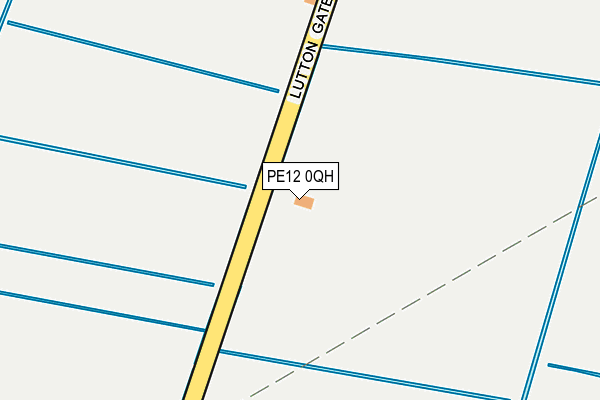 PE12 0QH map - OS OpenMap – Local (Ordnance Survey) PE12 0QH map - OS OpenMap – Local (Ordnance Survey)