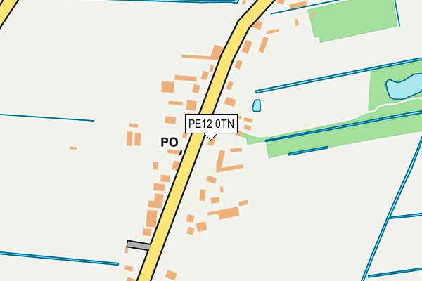 PE12 0TN map - OS OpenMap – Local (Ordnance Survey) PE12 0TN map - OS OpenMap – Local (Ordnance Survey)