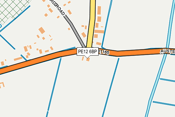 PE12 6BP map - OS OpenMap – Local (Ordnance Survey) PE12 6BP map - OS OpenMap – Local (Ordnance Survey)