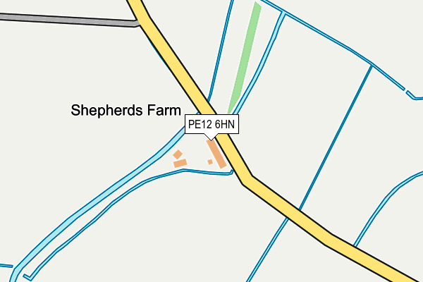 PE12 6HN map - OS OpenMap – Local (Ordnance Survey) PE12 6HN map - OS OpenMap – Local (Ordnance Survey)