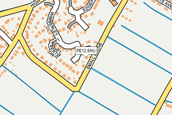 PE12 6HU map - OS OpenMap – Local (Ordnance Survey) PE12 6HU map - OS OpenMap – Local (Ordnance Survey)