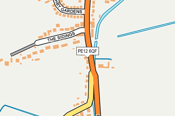 PE12 6QF map - OS OpenMap – Local (Ordnance Survey) PE12 6QF map - OS OpenMap – Local (Ordnance Survey)