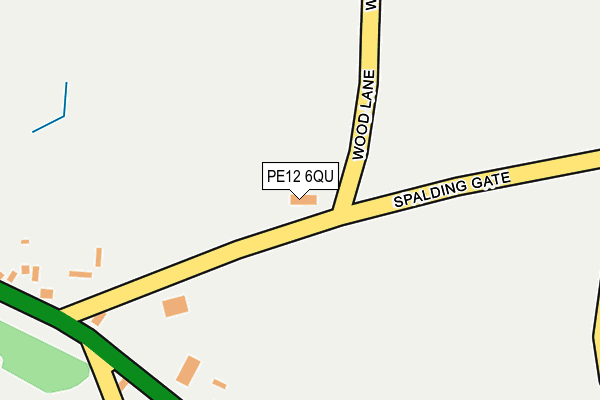 PE12 6QU map - OS OpenMap – Local (Ordnance Survey) PE12 6QU map - OS OpenMap – Local (Ordnance Survey)