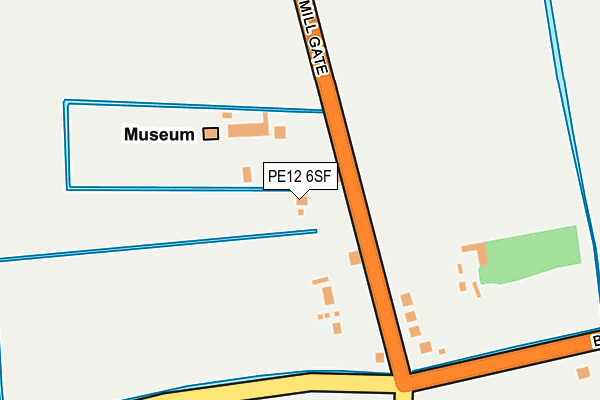 PE12 6SF map - OS OpenMap – Local (Ordnance Survey) PE12 6SF map - OS OpenMap – Local (Ordnance Survey)