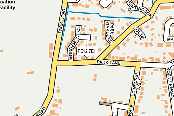 PE12 7EH map - OS OpenMap – Local (Ordnance Survey) PE12 7EH map - OS OpenMap – Local (Ordnance Survey)