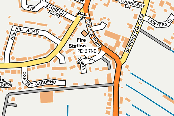 PE12 7ND map - OS OpenMap – Local (Ordnance Survey) PE12 7ND map - OS OpenMap – Local (Ordnance Survey)