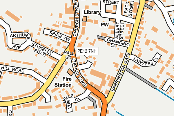 PE12 7NH map - OS OpenMap – Local (Ordnance Survey) PE12 7NH map - OS OpenMap – Local (Ordnance Survey)