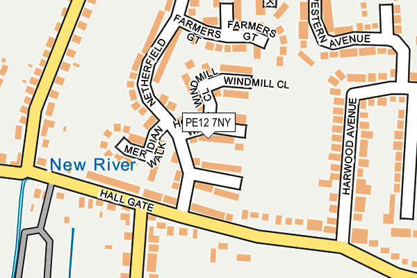 PE12 7NY map - OS OpenMap – Local (Ordnance Survey) PE12 7NY map - OS OpenMap – Local (Ordnance Survey)