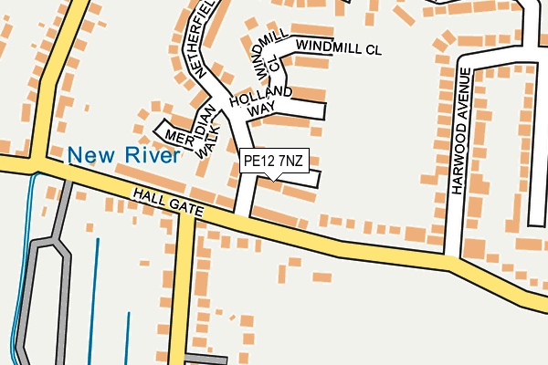 PE12 7NZ map - OS OpenMap – Local (Ordnance Survey) PE12 7NZ map - OS OpenMap – Local (Ordnance Survey)