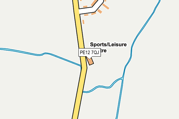 PE12 7QJ map - OS OpenMap – Local (Ordnance Survey) PE12 7QJ map - OS OpenMap – Local (Ordnance Survey)