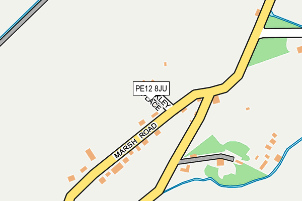 PE12 8JU map - OS OpenMap – Local (Ordnance Survey) PE12 8JU map - OS OpenMap – Local (Ordnance Survey)