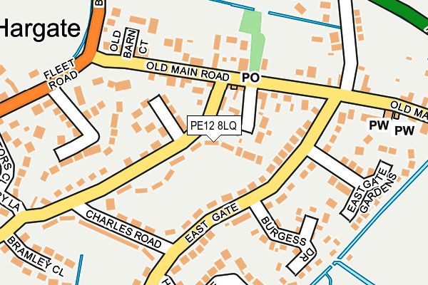 PE12 8LQ map - OS OpenMap – Local (Ordnance Survey) PE12 8LQ map - OS OpenMap – Local (Ordnance Survey)