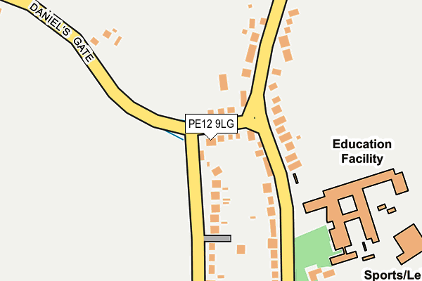 PE12 9LG map - OS OpenMap – Local (Ordnance Survey) PE12 9LG map - OS OpenMap – Local (Ordnance Survey)