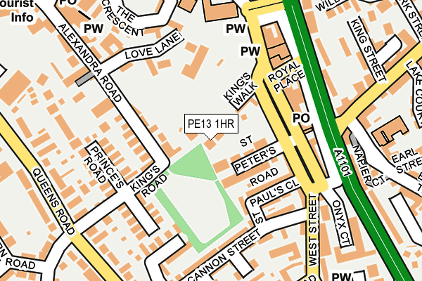 PE13 1HR map - OS OpenMap – Local (Ordnance Survey) PE13 1HR map - OS OpenMap – Local (Ordnance Survey)