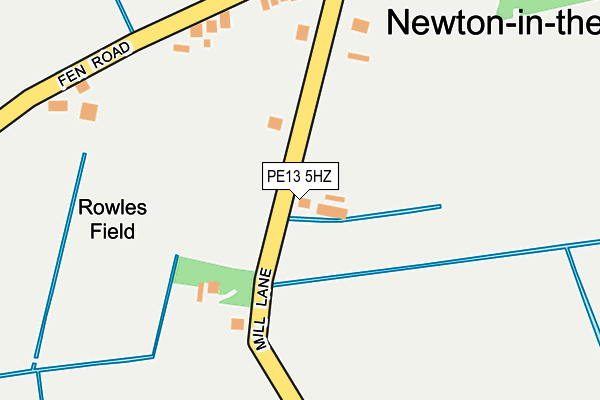 PE13 5HZ map - OS OpenMap – Local (Ordnance Survey) PE13 5HZ map - OS OpenMap – Local (Ordnance Survey)