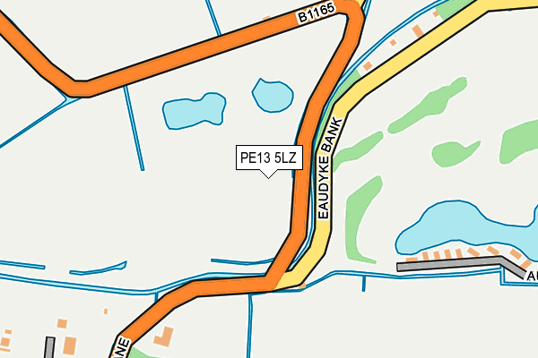 PE13 5LZ map - OS OpenMap – Local (Ordnance Survey) PE13 5LZ map - OS OpenMap – Local (Ordnance Survey)