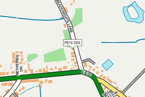 PE14 0DS map - OS OpenMap – Local (Ordnance Survey) PE14 0DS map - OS OpenMap – Local (Ordnance Survey)