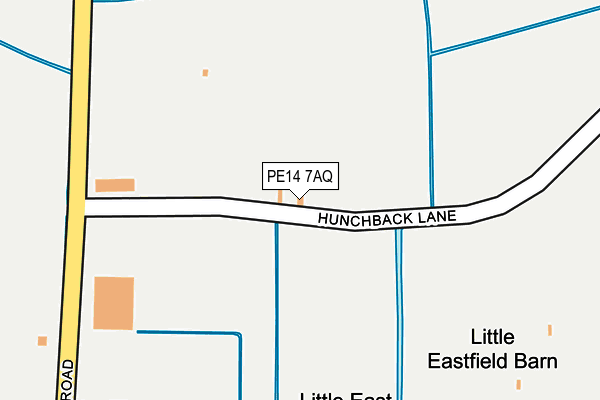 PE14 7AQ map - OS OpenMap – Local (Ordnance Survey) PE14 7AQ map - OS OpenMap – Local (Ordnance Survey)