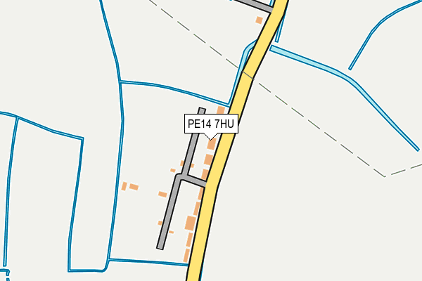 PE14 7HU map - OS OpenMap – Local (Ordnance Survey) PE14 7HU map - OS OpenMap – Local (Ordnance Survey)