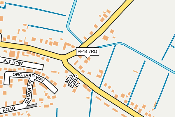PE14 7RQ map - OS OpenMap – Local (Ordnance Survey) PE14 7RQ map - OS OpenMap – Local (Ordnance Survey)