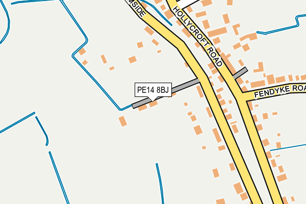PE14 8BJ map - OS OpenMap – Local (Ordnance Survey) PE14 8BJ map - OS OpenMap – Local (Ordnance Survey)