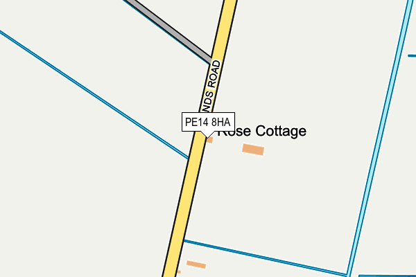PE14 8HA map - OS OpenMap – Local (Ordnance Survey) PE14 8HA map - OS OpenMap – Local (Ordnance Survey)